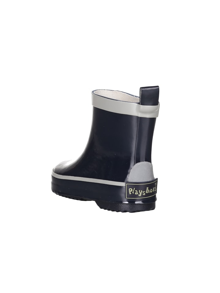 Playshoes Gummistiefel Halbschaft uni in Marine günstig kaufen