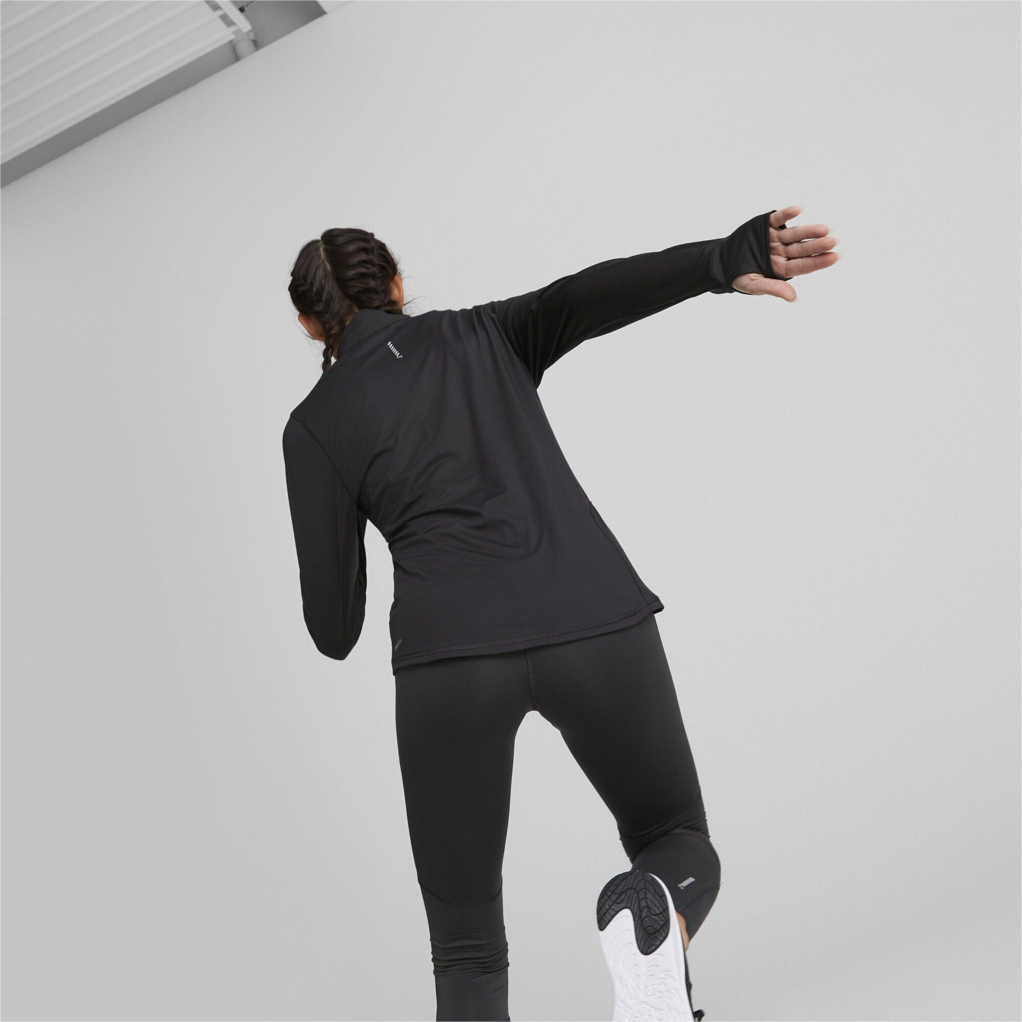PUMA Trainingspullover Run Favourite Lauftop mit Viertelreißverschluss Damen