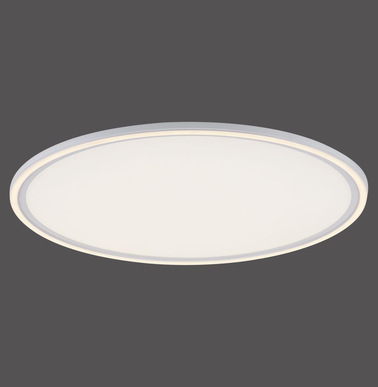JUST LIGHT JUST LIGHT. LED Deckenleuchte EDGING, separat steuerbar, dimmbar, CCT, Fernbedienung, Weiß