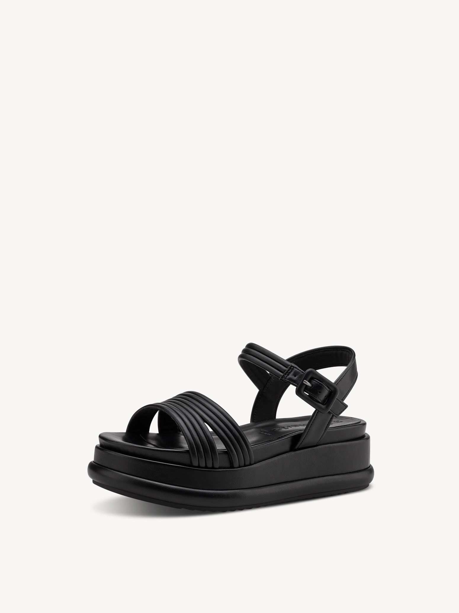 Sandale à talon - noir