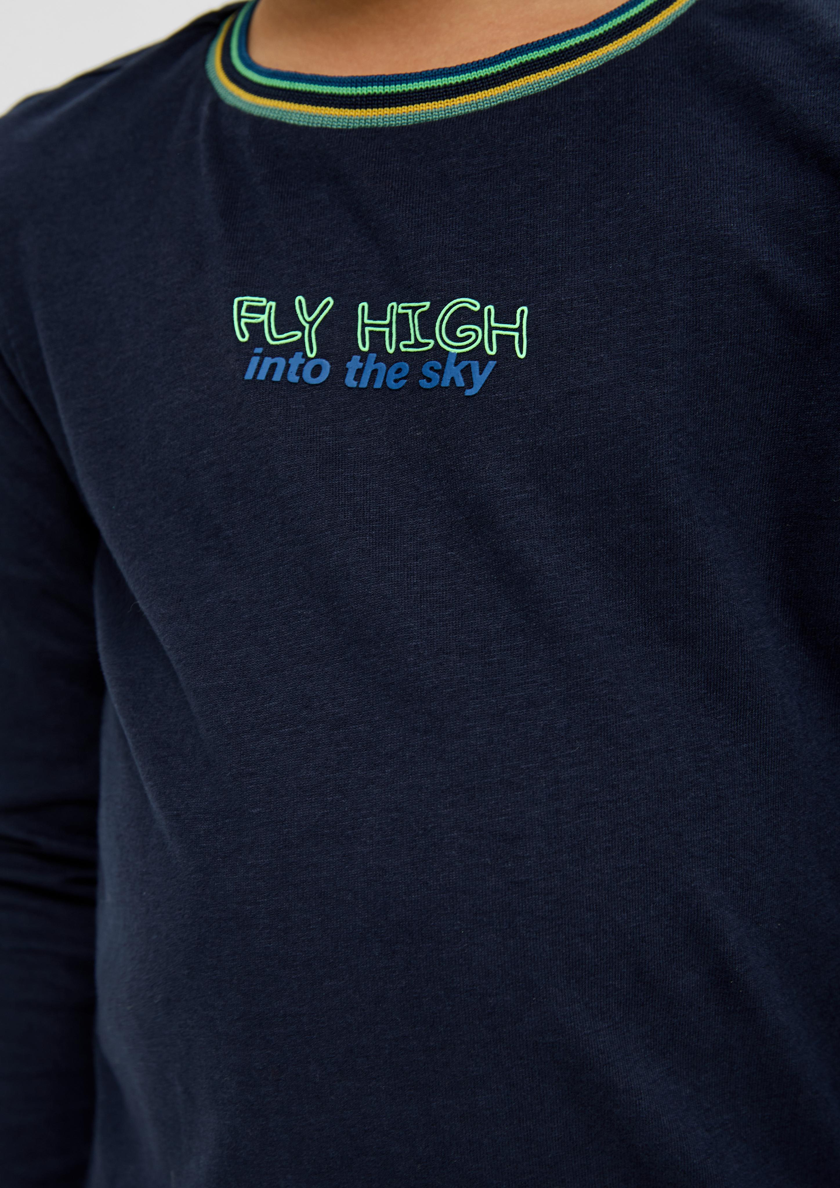 Longsleeve mit Schrift-Print  2134229-5952