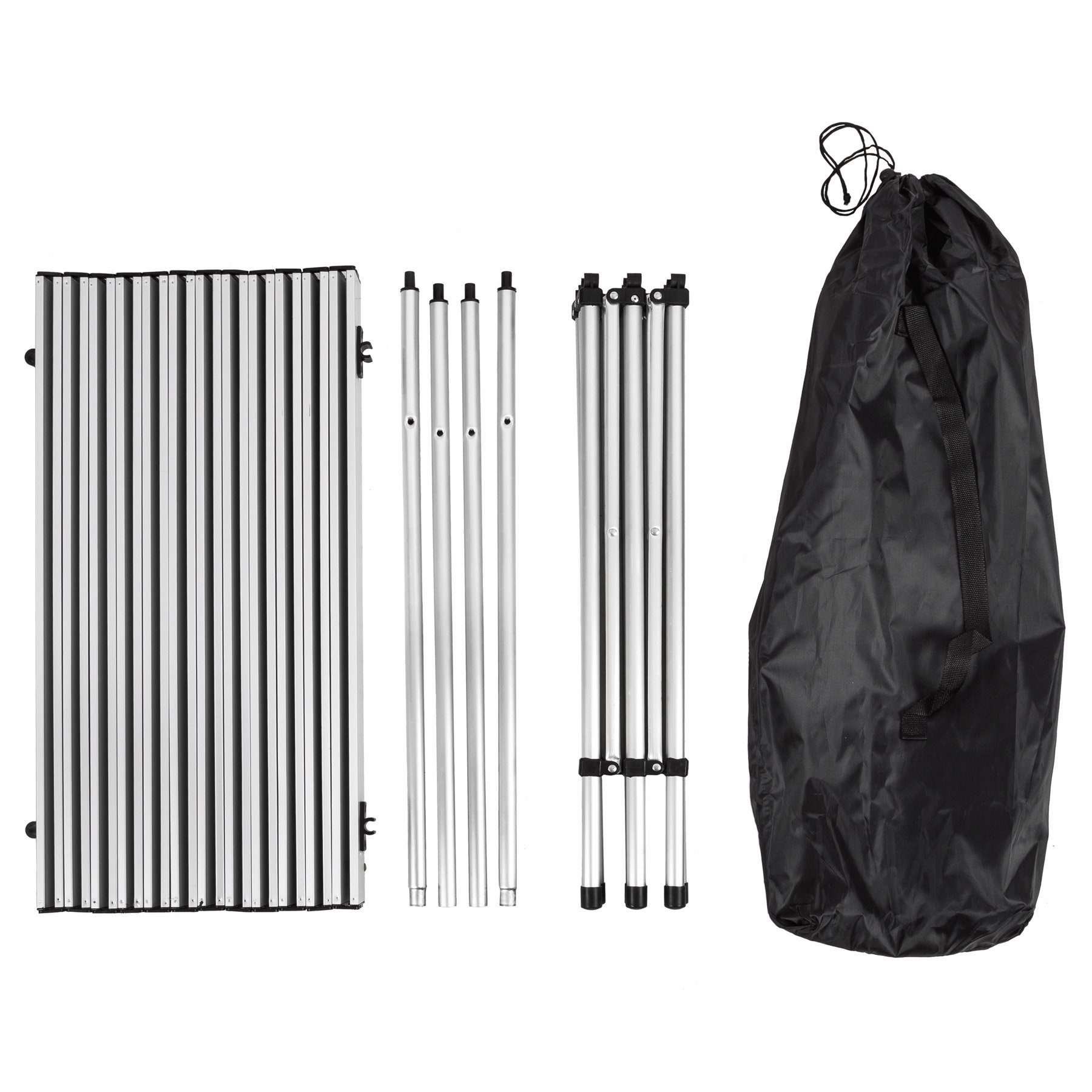 tectake Campingtisch Camping Klapptisch aus Aluminium inkl. Tasche (1-St., 1 tlg)