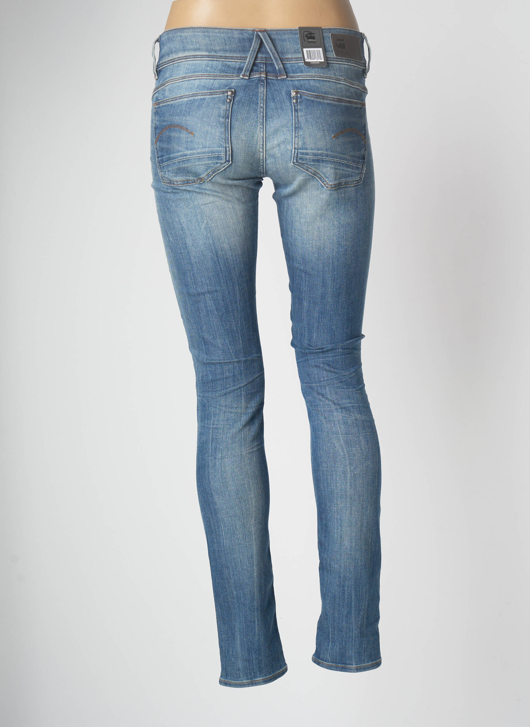 G Star Jeans Skinny Femme couleur bleu