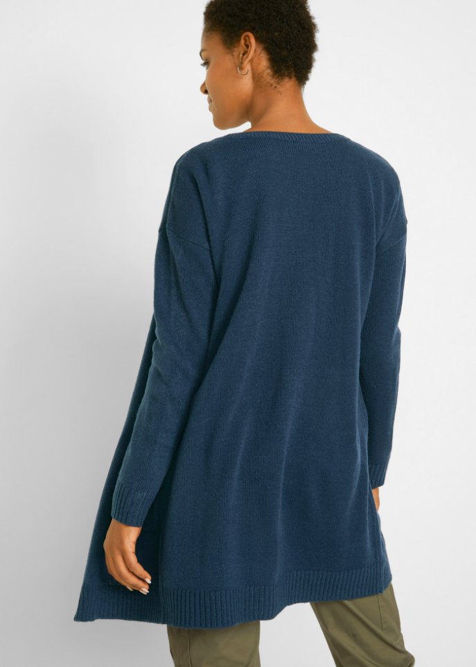 Basic Strickjacke