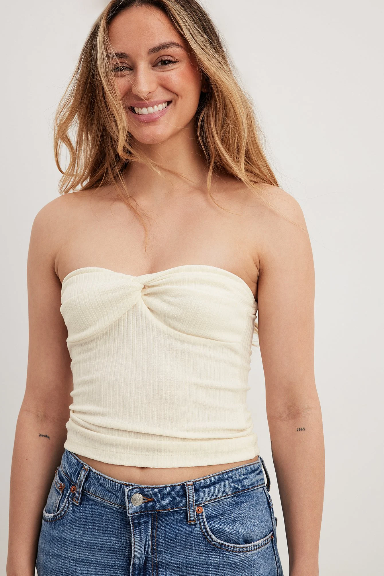 Tube-Top mit verdrehter Front