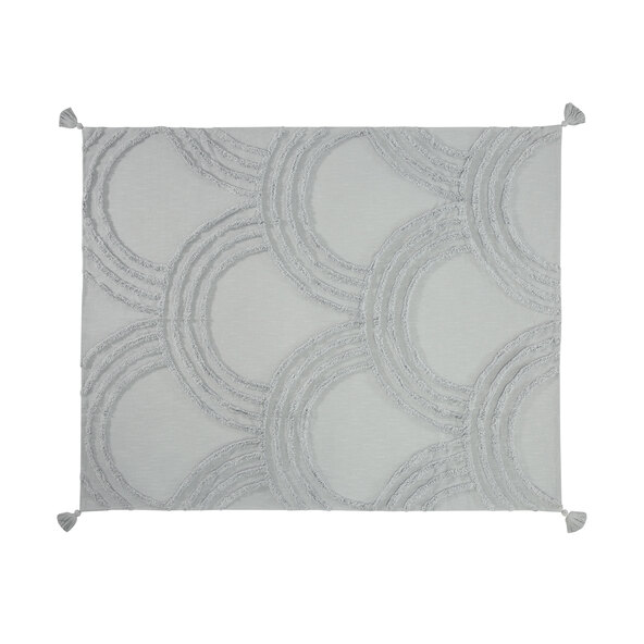 Boho Decke, grau