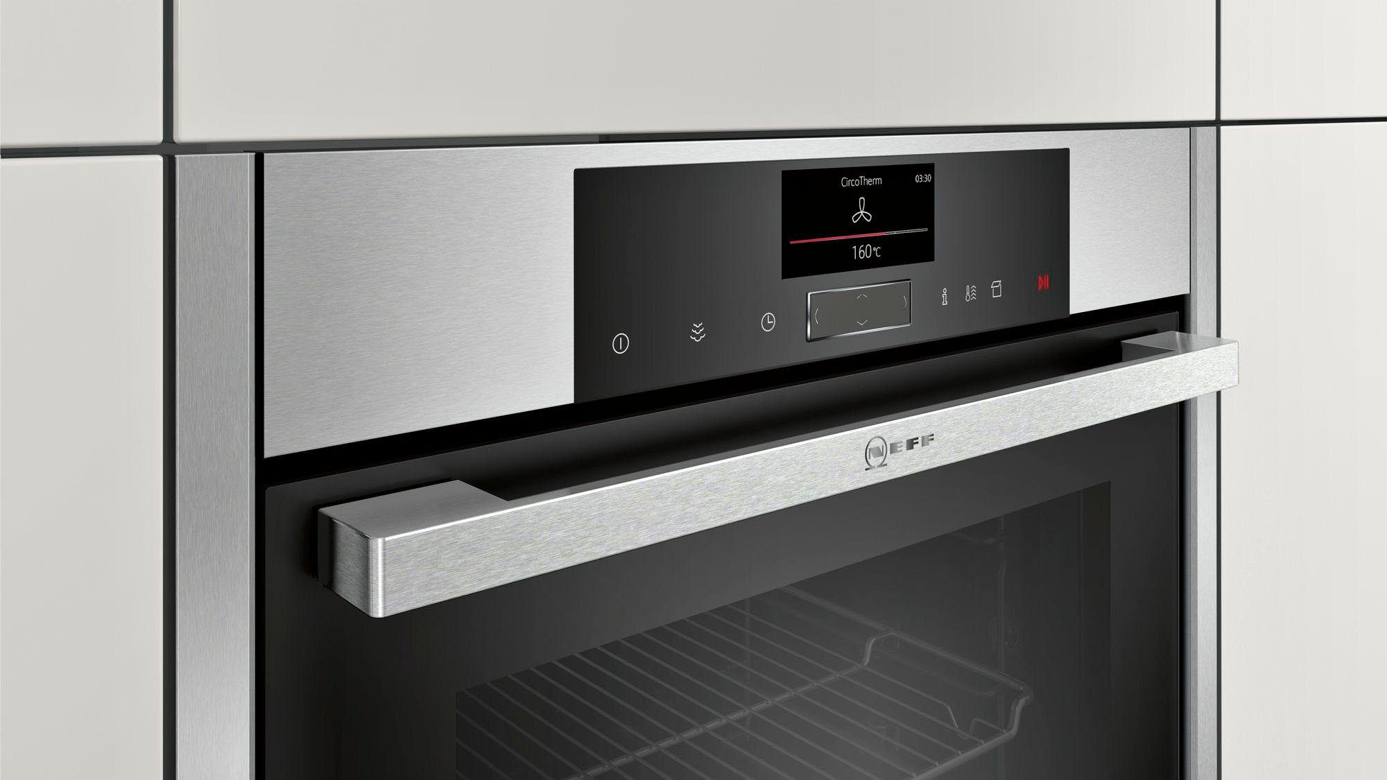 NEFF Dampfbackofen N 90 B15FS22N0, mit Teleskopauszug nachrüstbar, easyClean, FullSteam® - Volldampf