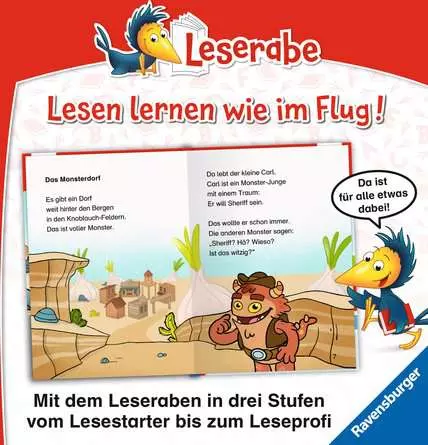 Leserabe - 1. Lesestufe: Der Monster-Sheriff