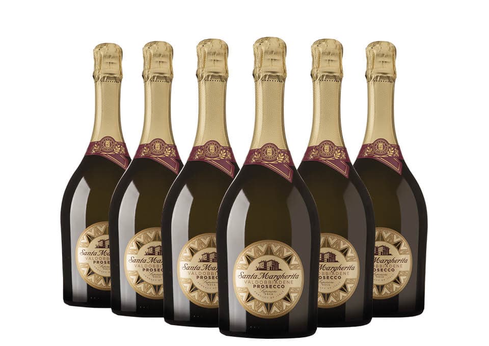 Valdobbiadene Prosecco Superiore Brut DOCG Santa Margherita 6 bouteilles de 0,75 ℓ