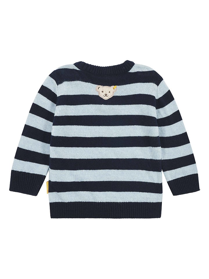 Steiff Pullover in Schwarz/ Hellblau günstig kaufen