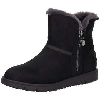 Tom Tailor Winter Boots in schwarz