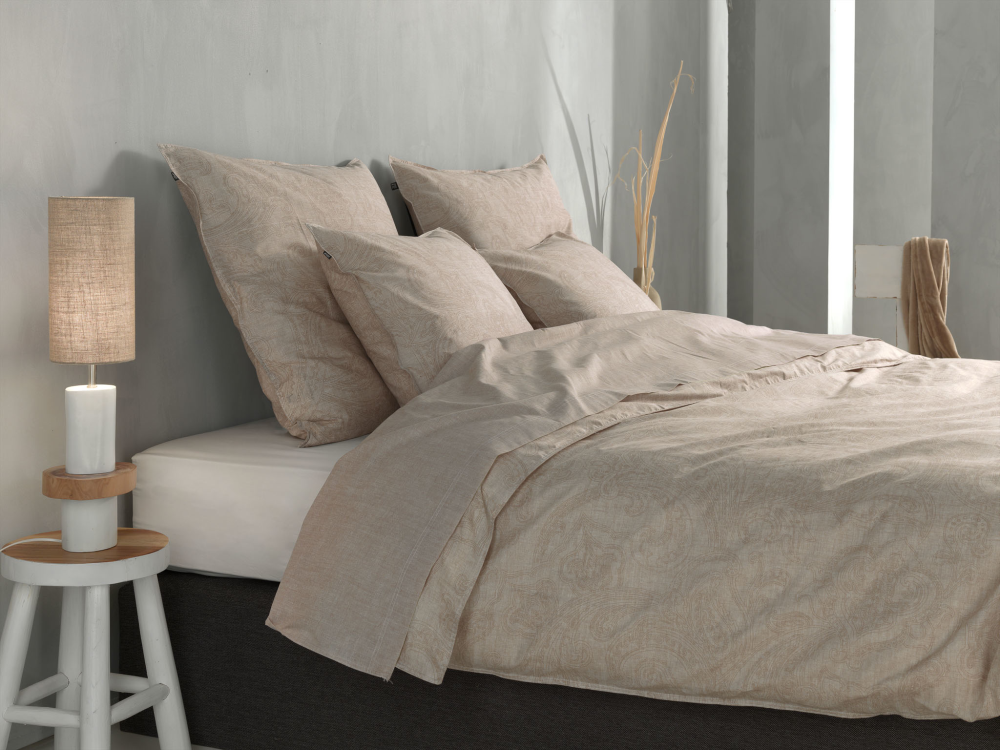 Bettwäsche Paisley di Lino sandy