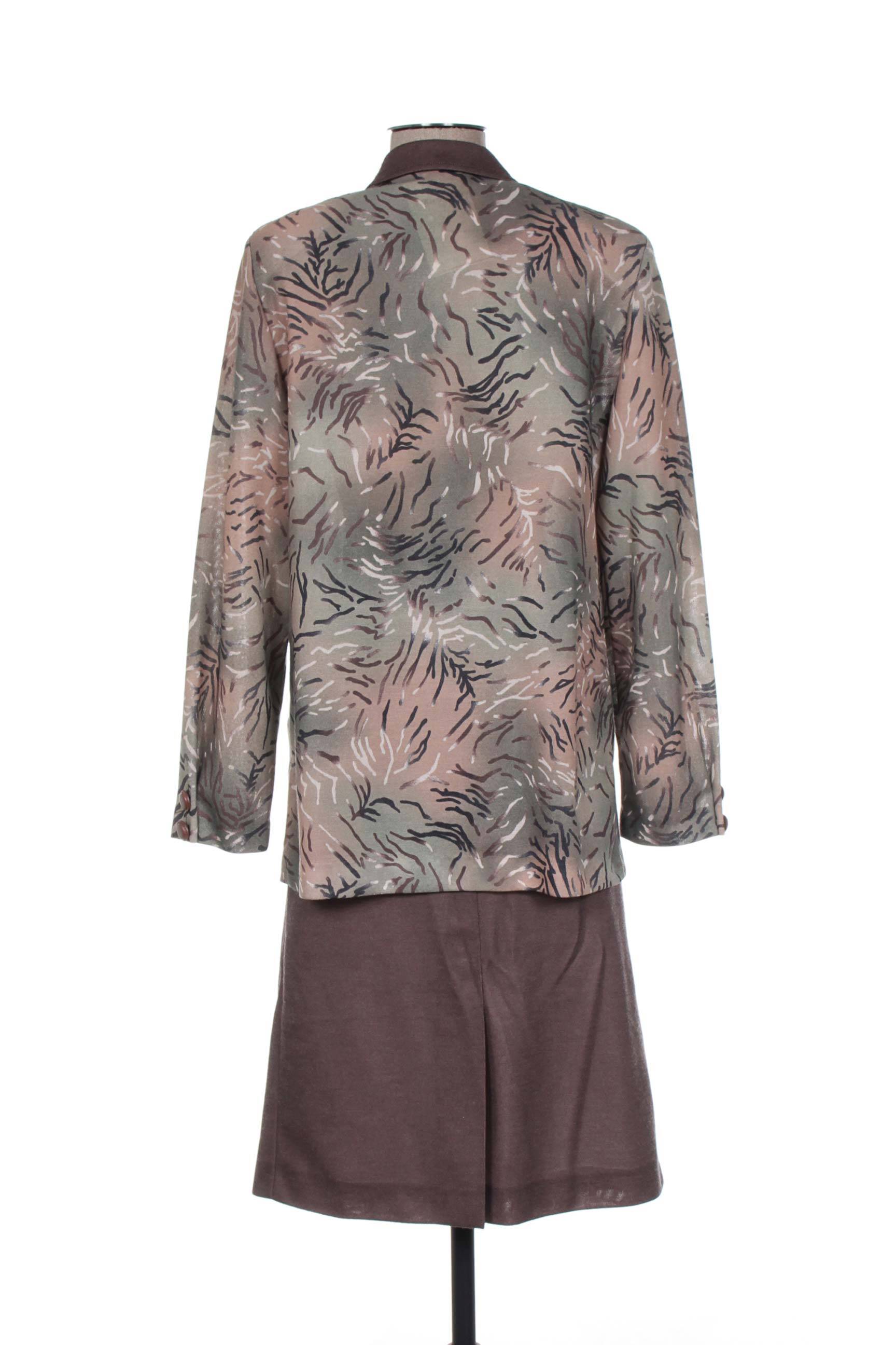 Paul Mausner Jupe Veste Femme couleur marron