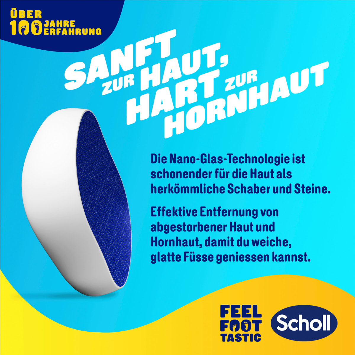 Hornhautentferner Feile Nano, 1 St