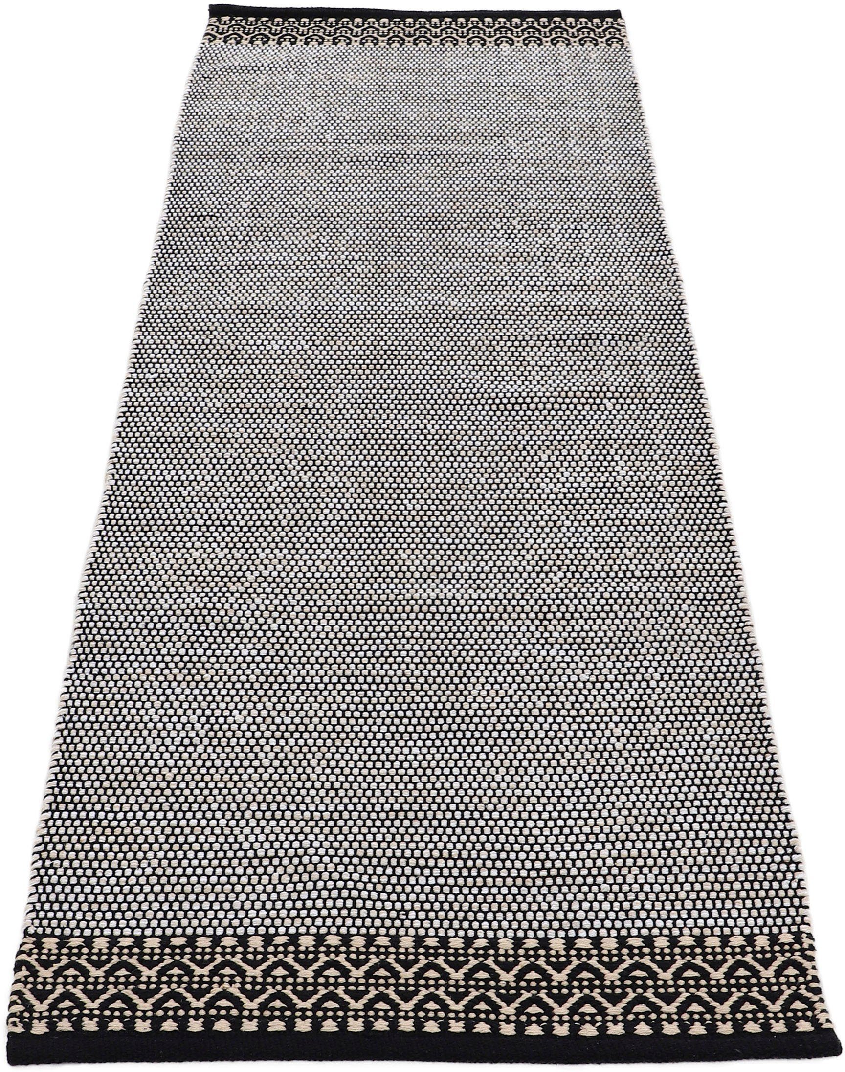 Läufer Kelim Mia, carpetfine, rechteckig, Höhe: 6 mm, Baumwolle Wendeteppich