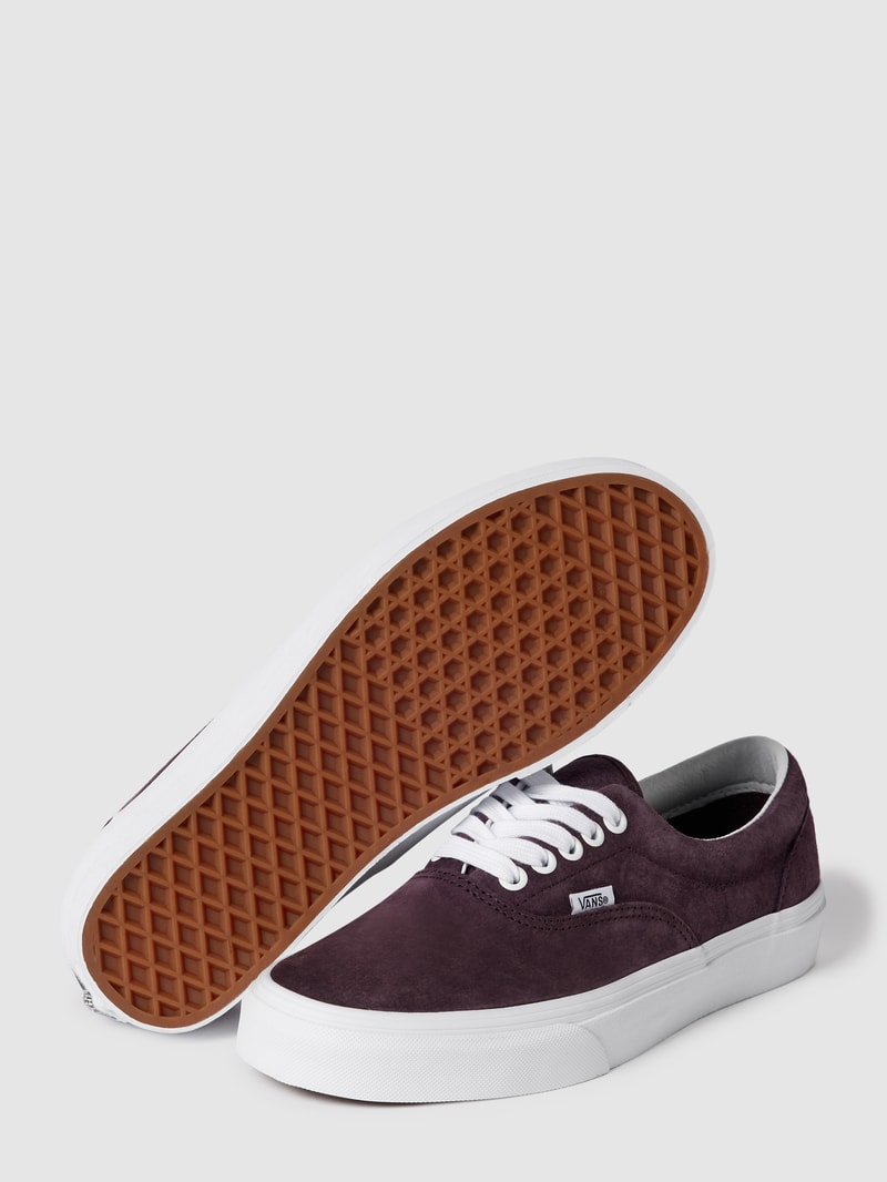 Sneaker mit Label-Details Modell 'Era' in dunkelbraun