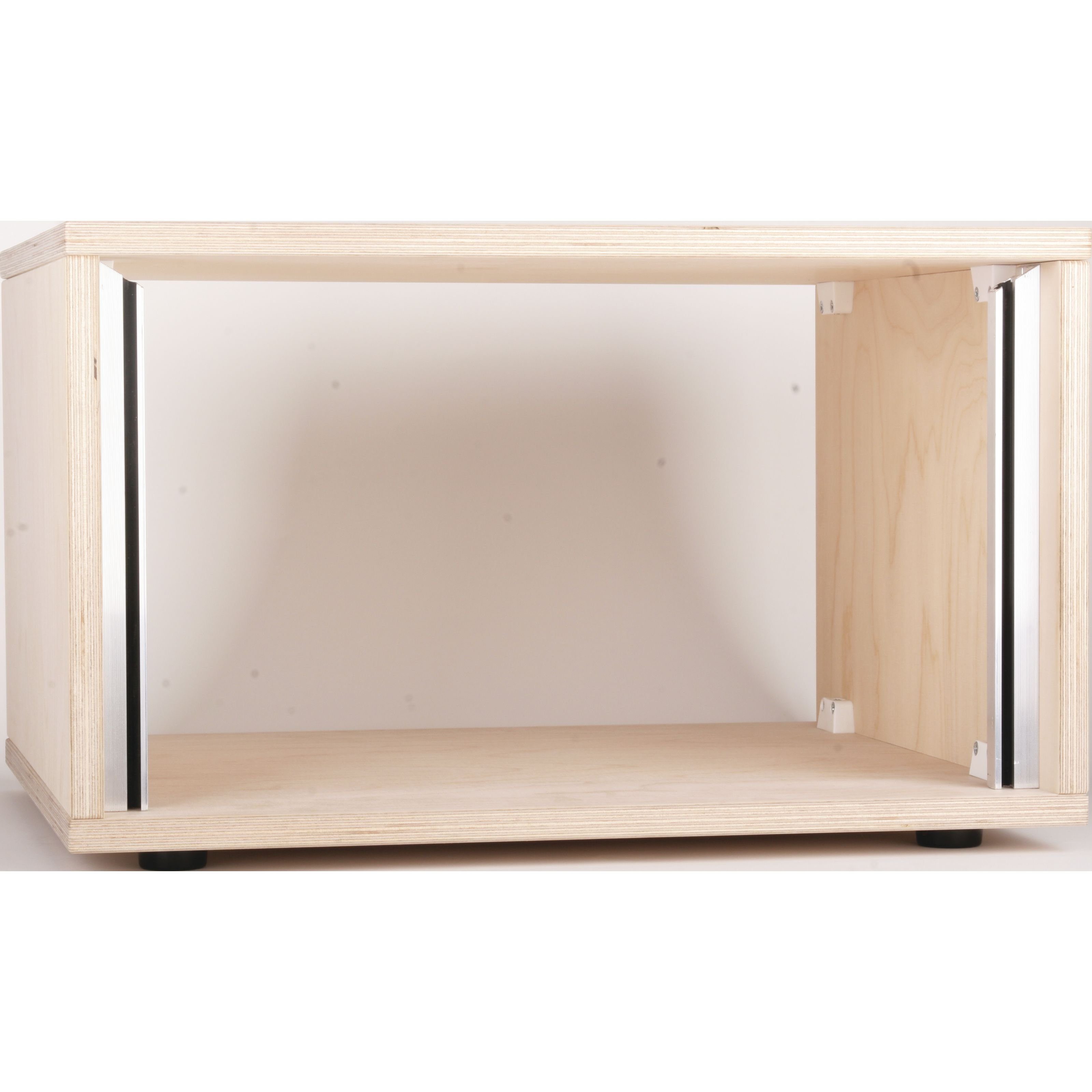 MUSIC STORE Mischpult, Studiorack 6HE Birke MP Bausatz, unlackiert, gerade
