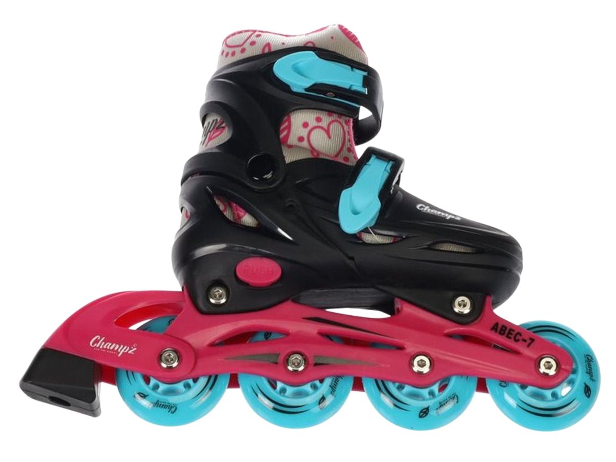 Champz Rosa ABEC7 Hardboot verstellbare Inline-Skates
