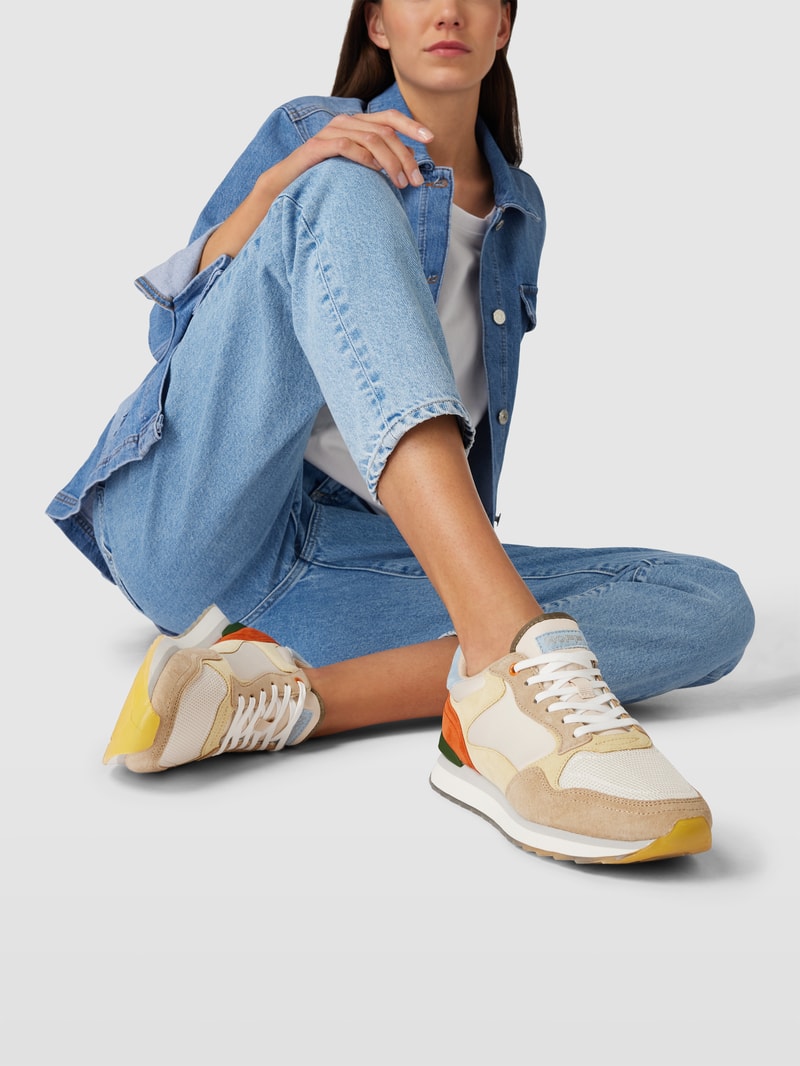 Sneaker im Colour-Blocking-Design Modell 'RIAD' in beige