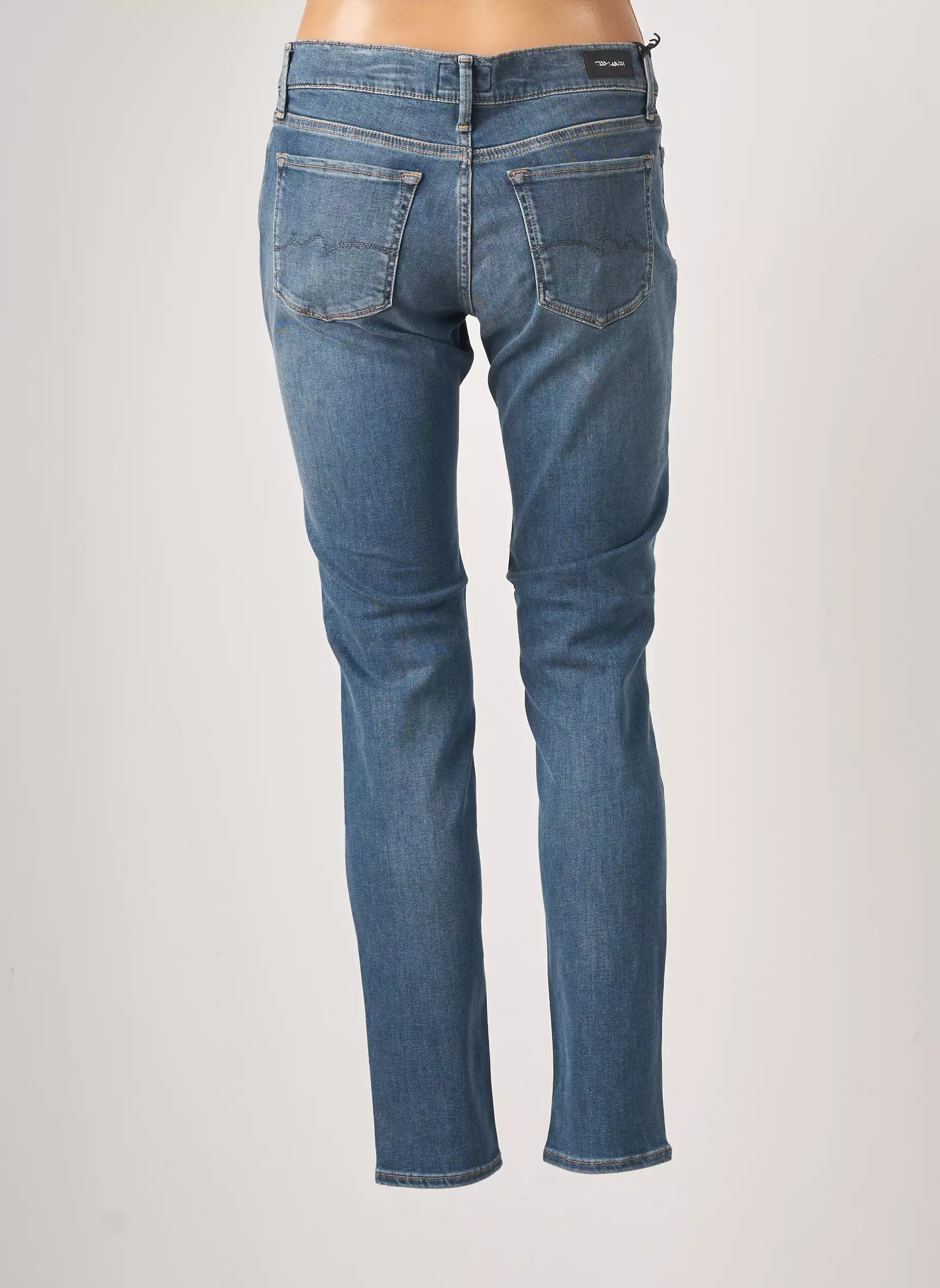 Teddy Smith Jeans Skinny Femme couleur bleu
