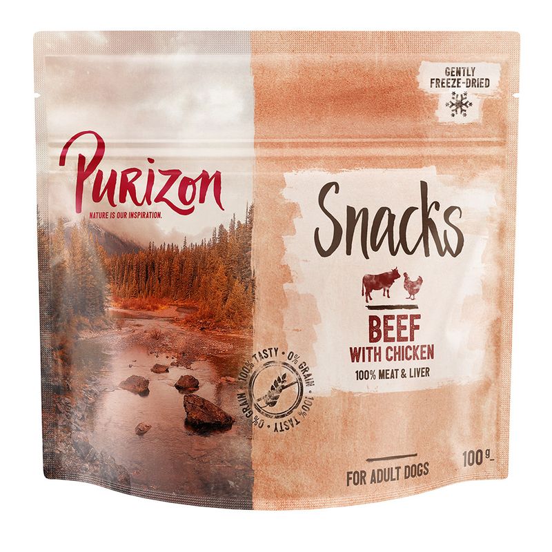 Sparpaket Purizon Hundesnack 3 x 100 g