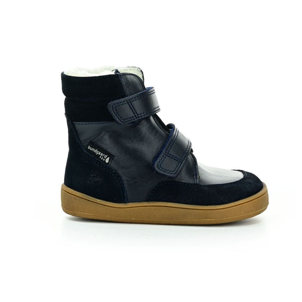 Bundgaard Basil Strap II Tex Navy gefütterte Barfuß-Stiefeletten