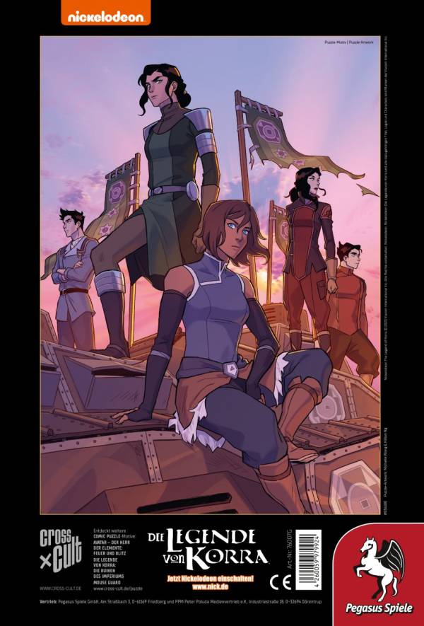 Puzzle: Die Legende von Korra (Die Ruinen des Imperiums), 500 Teile