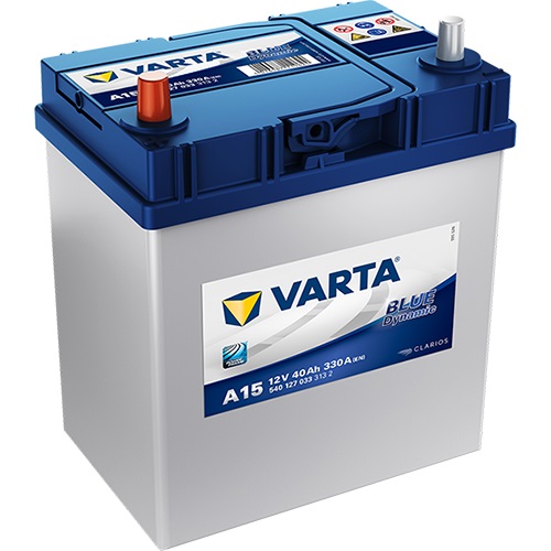 VARTA Blue Dynamic 5401270333132 Autobatterien, A15, 12 V, 40 Ah, 330 A