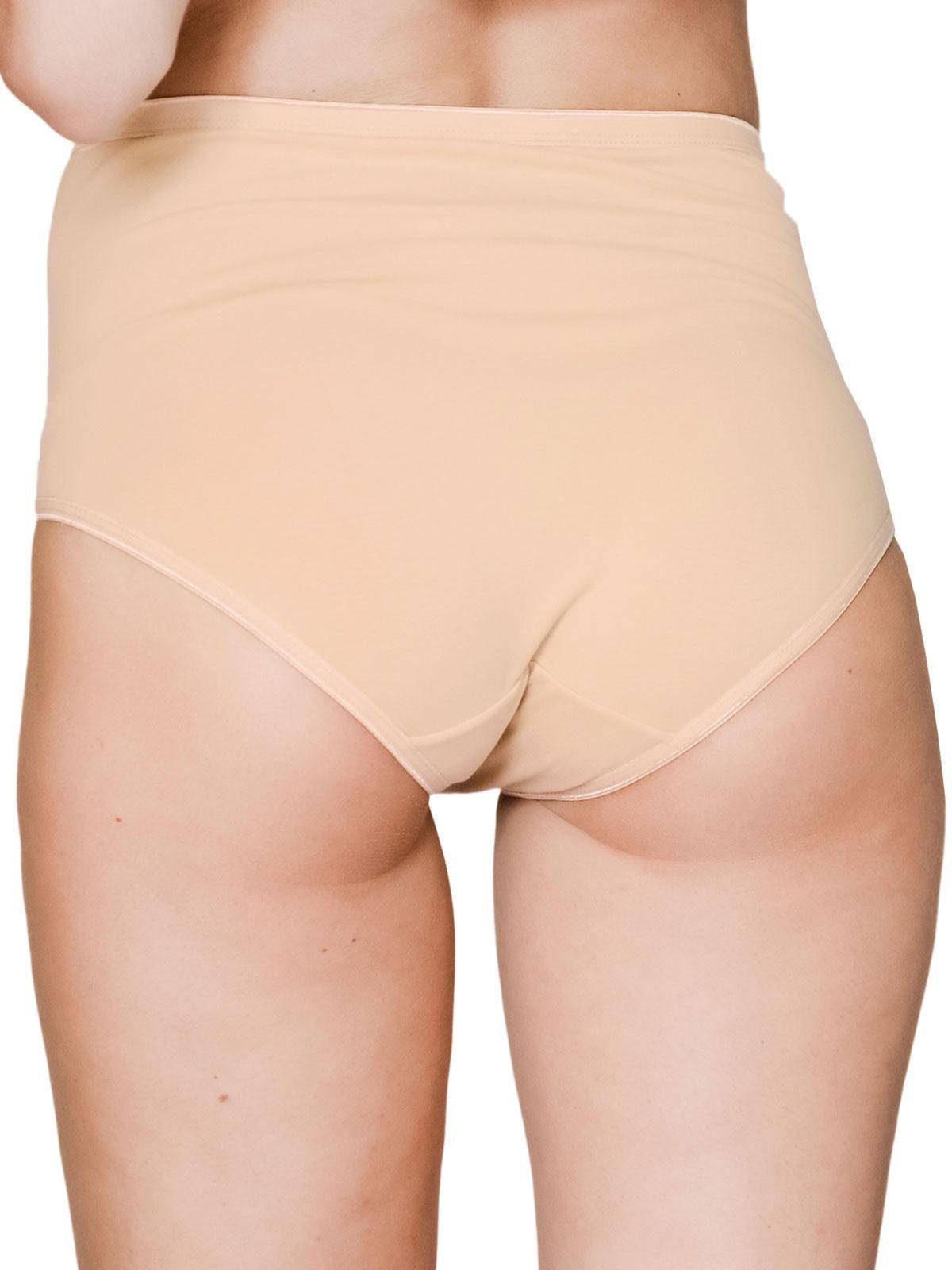 Doreanse Underwear Schwangerschaftsslip 3erPack Taillenslip Hohe Taille Hochbund Maxi Slip DA7000, Beige