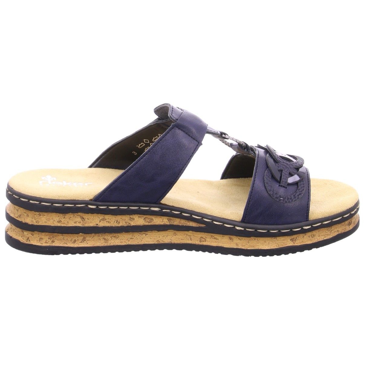 RIEKER Klassische Sandalen blau