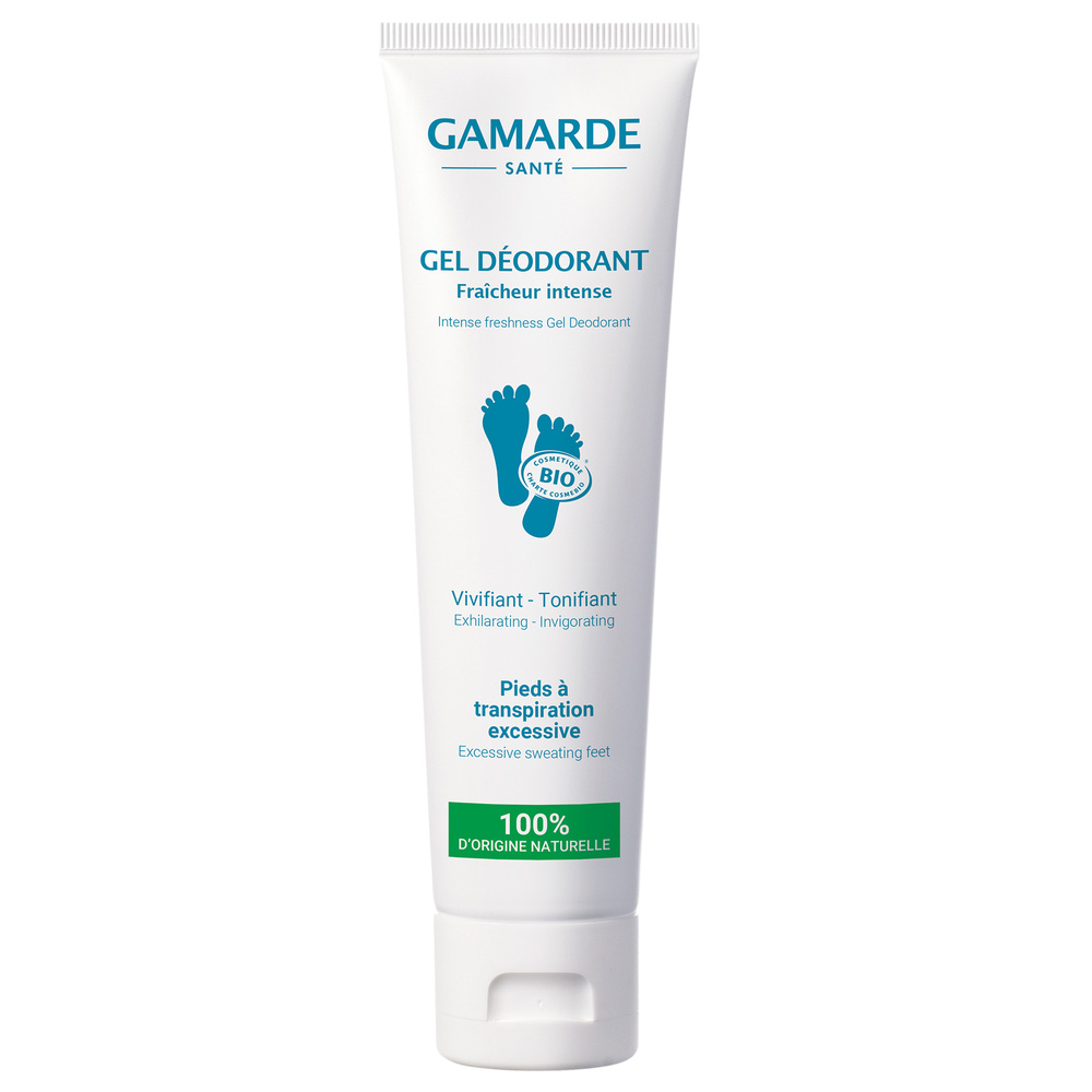gamarde GEL DEODORANT FRAÎCHEUR INTENSE Tube 100 ml Déodorant pieds