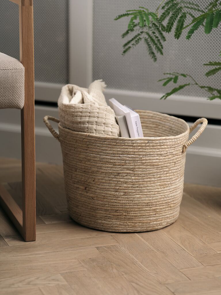 Koszyk JUSTIN JUSTIN Ø35xH26cm naturalny