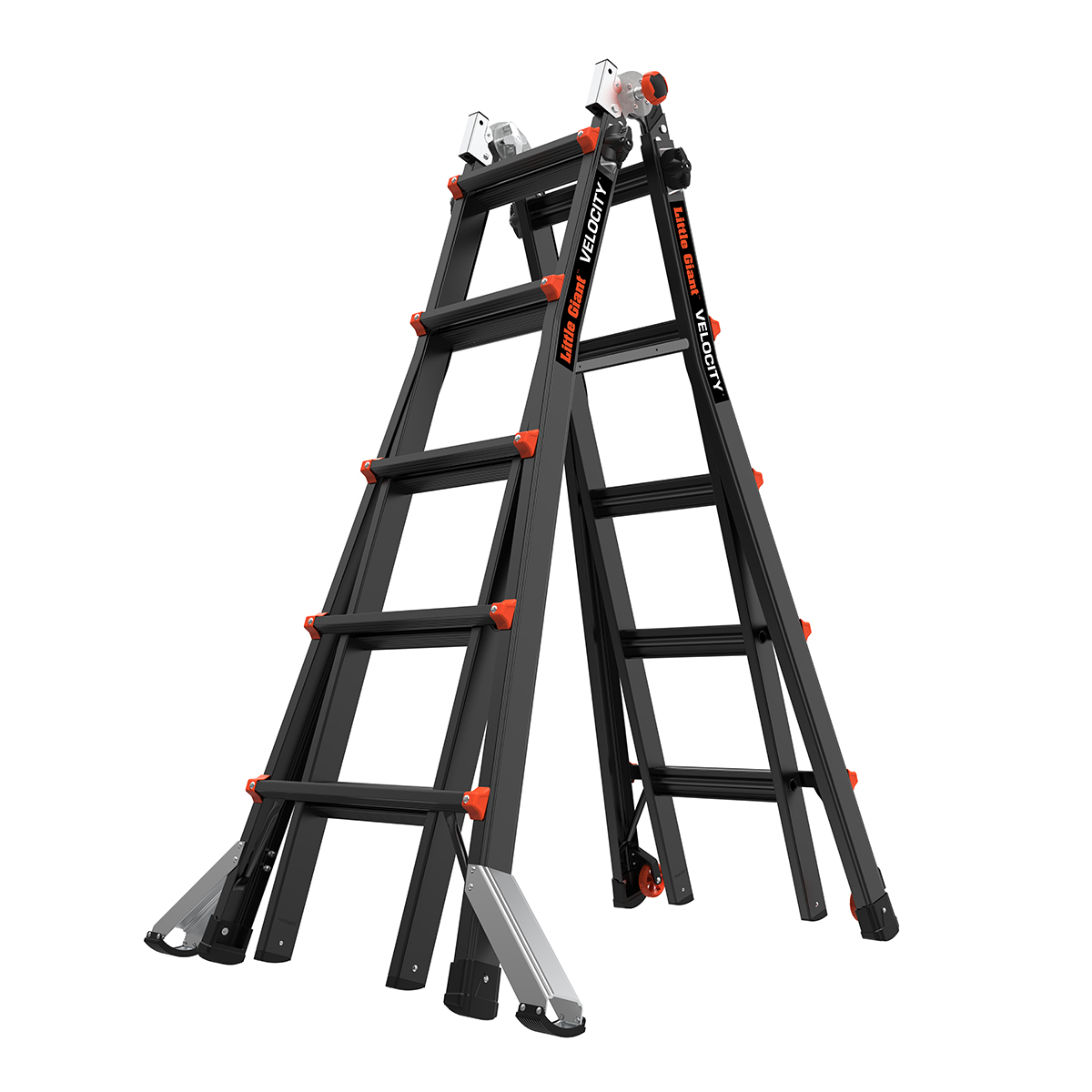 Échelle télescopique pliante Altrex 503945 Velocity Black Pro 4 x 5