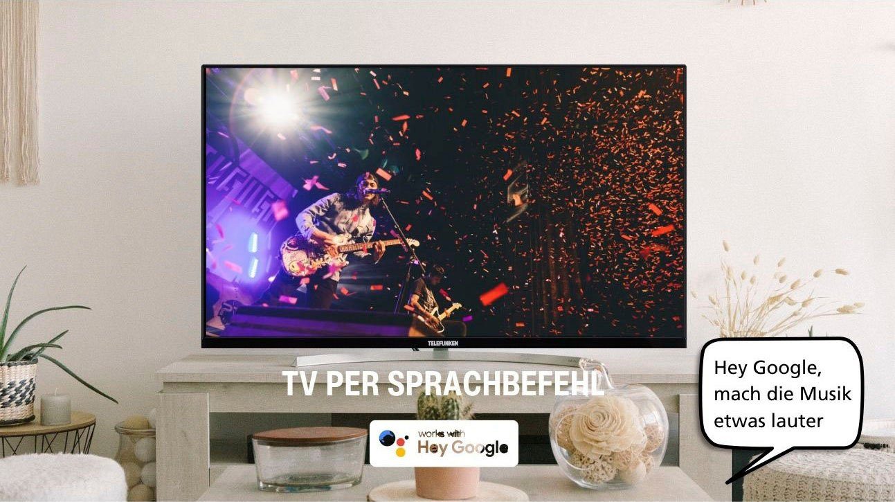 Telefunken D32H554M1CWVI LCD-LED Fernseher (80 cm/32 Zoll, HD-ready, Smart-TV, 12V-Anschluss)