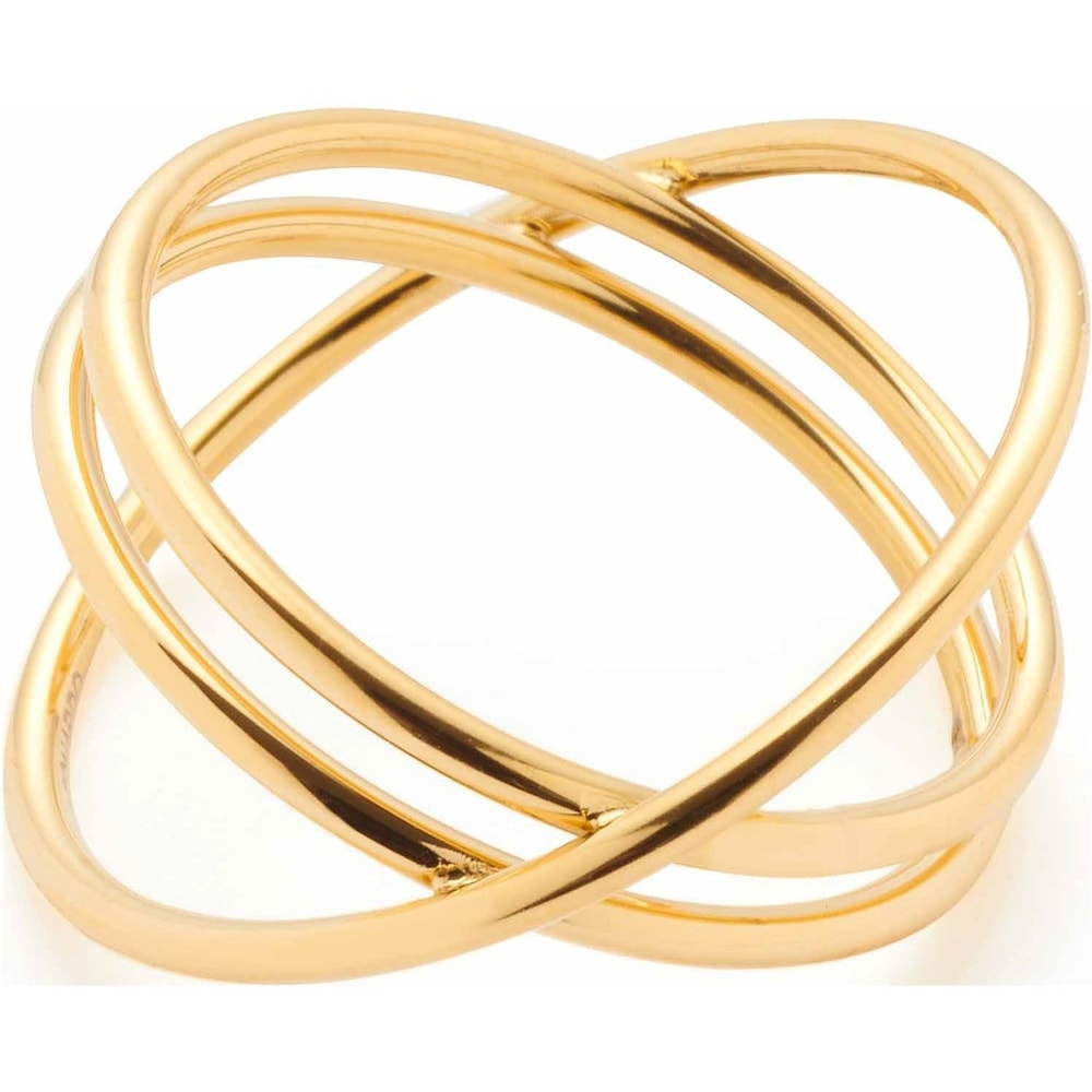 Leonardo Bague pour femme Acier inoxydable or Bague