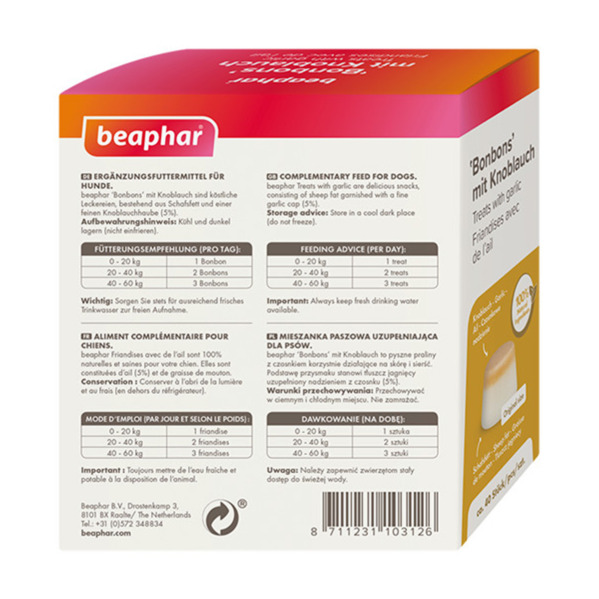 beaphar Knoblauch Bonbons 245g günstig kaufen bei ZooRoyal