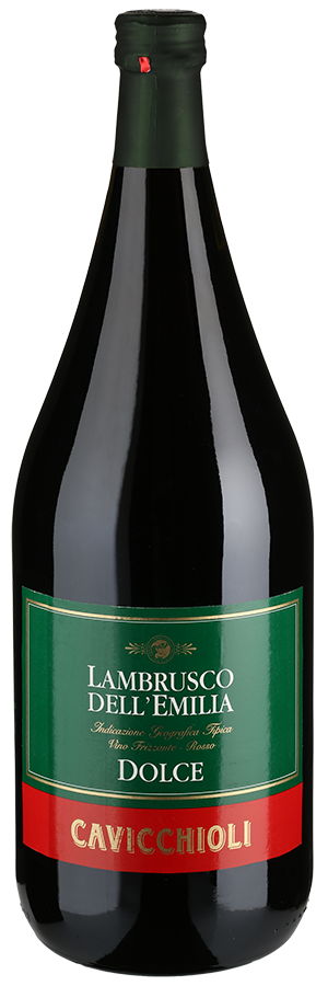 Lambrusco del Emiglia Amabile Magnum 1,5 L-Magnum Flasche