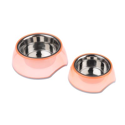 TIAKI Anti-Rutsch-Napf, transparent orange