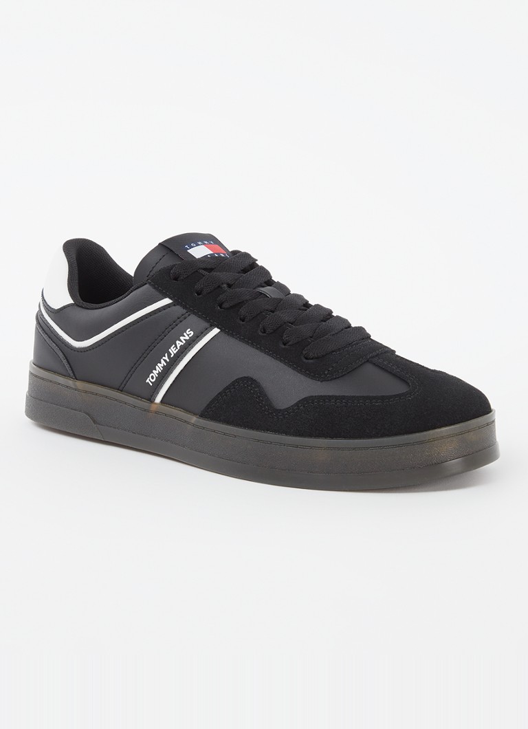 Tommy Hilfiger Retro Cupsole ādas kedas ar zamšādas detaļām