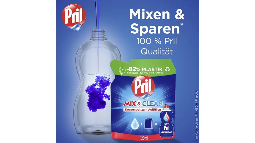 PRIL Handgeschirrspülmittel Konzentrat Mix & Clean Original 120 ml