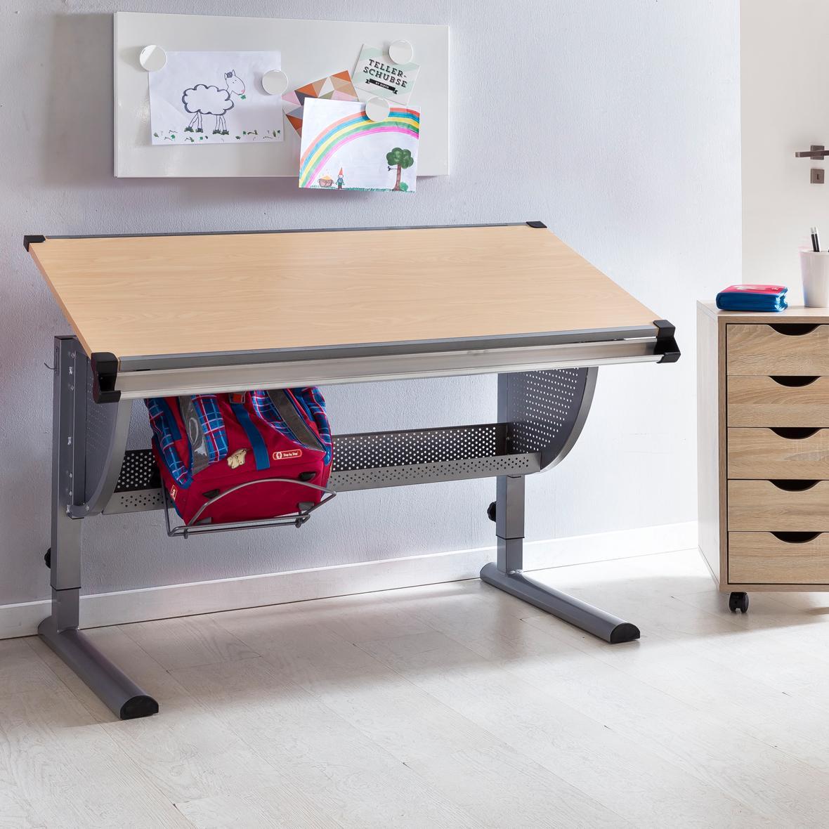Wohnling Kinderschreibtisch MAXI, Buche