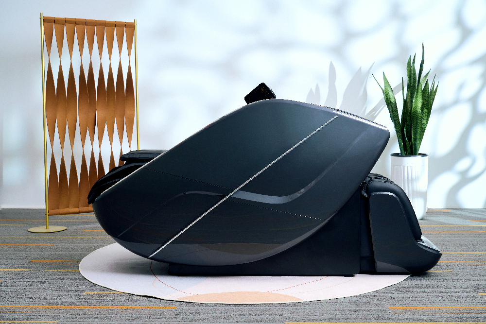 Happy Home Elektrischer Massagesessel mit Airbag & 3D-Massage-Mechanismus, Lautsprecher & Touchscreen-Display