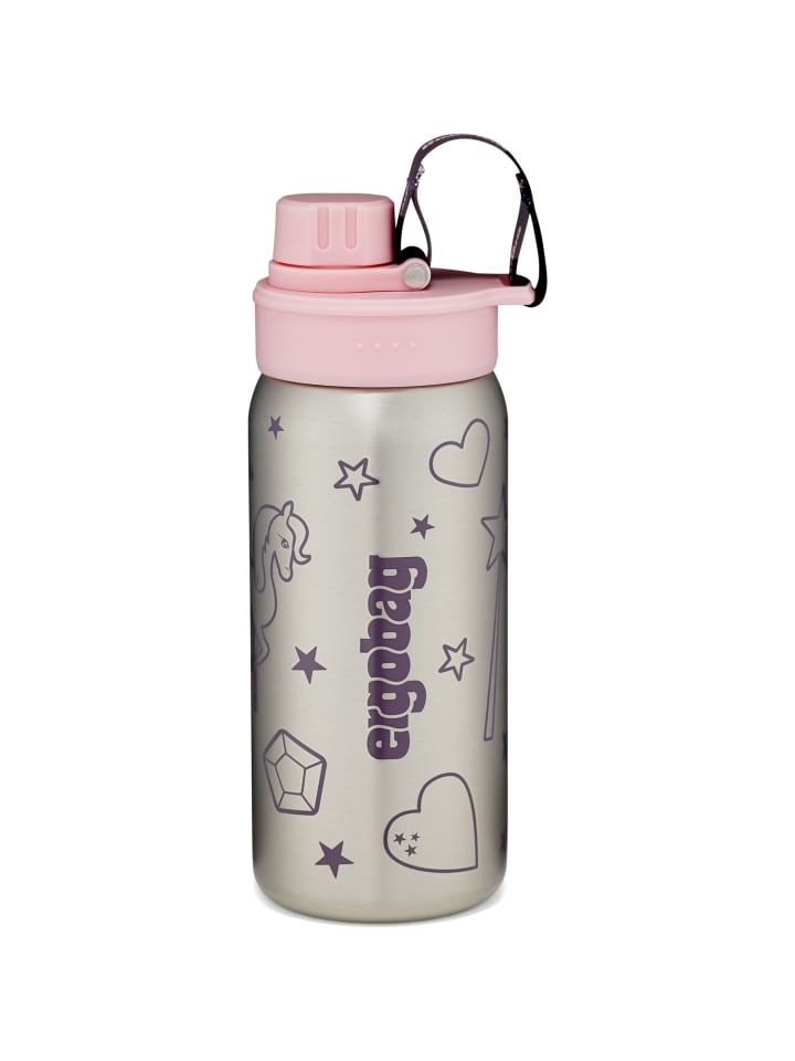 Ergobag Edelstahl Trinkflasche Rosa in Rosa günstig kaufen onesize