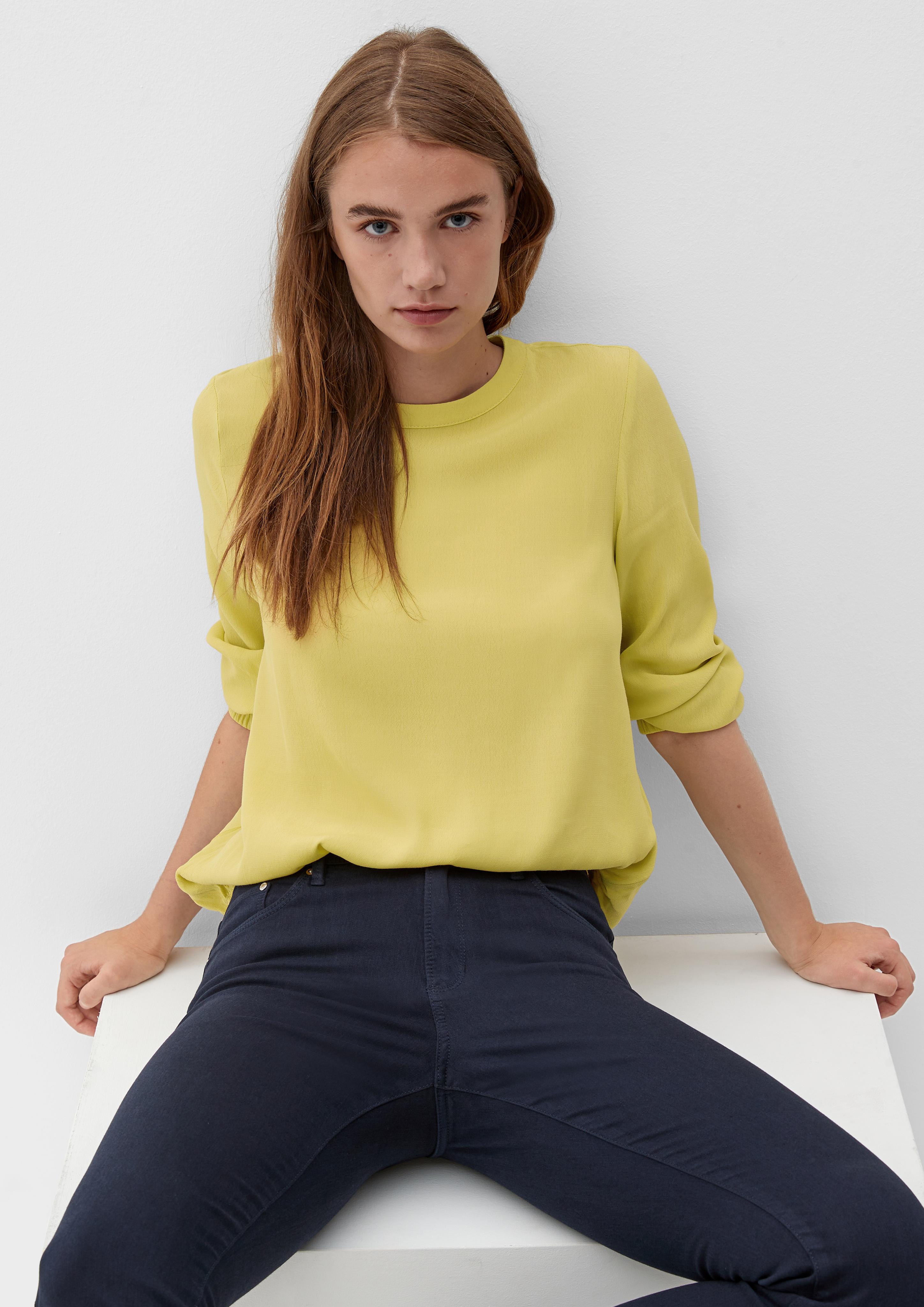 Blusenshirt aus Viskosecrêpe  2123983-1491