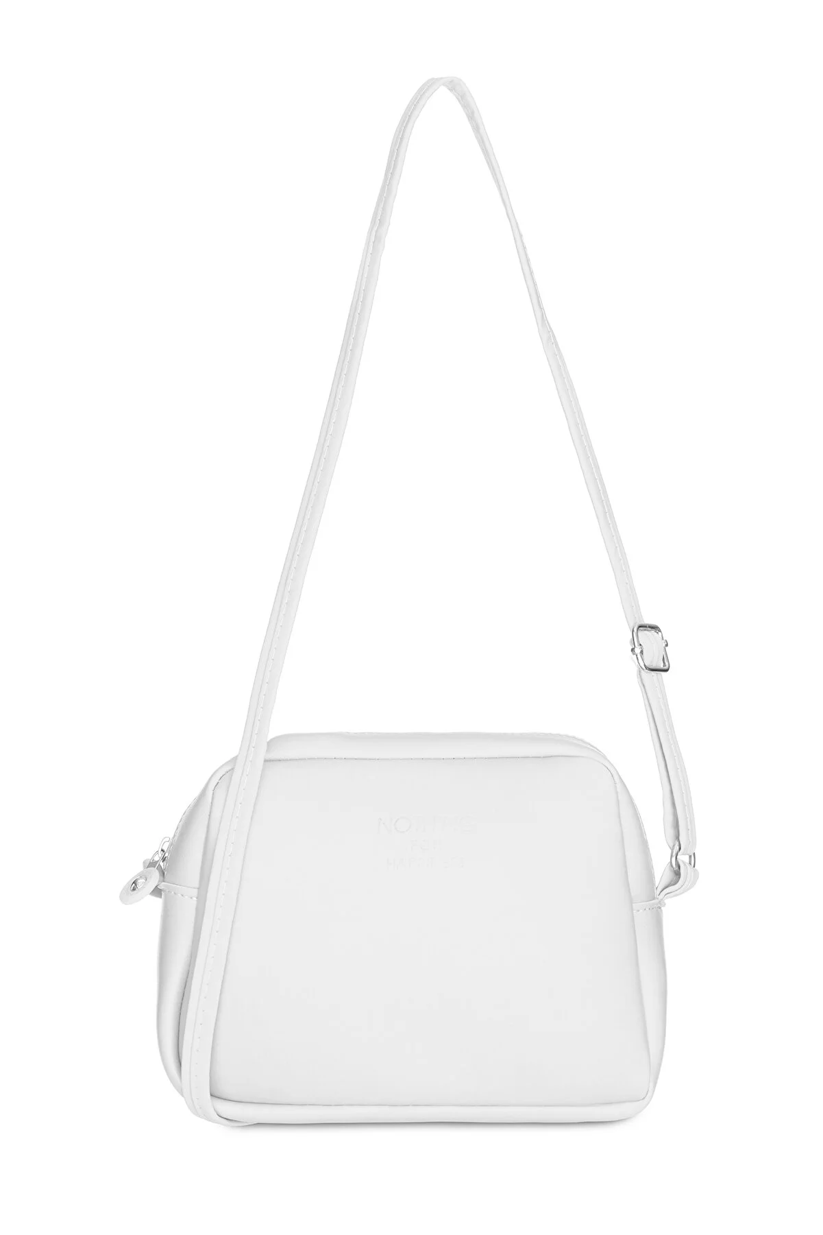 NOTHING  Damen-Handtasche und Umhängetasche Mini Urban Cross Strap mit Reißverschluss und verstellbarem Riemen
