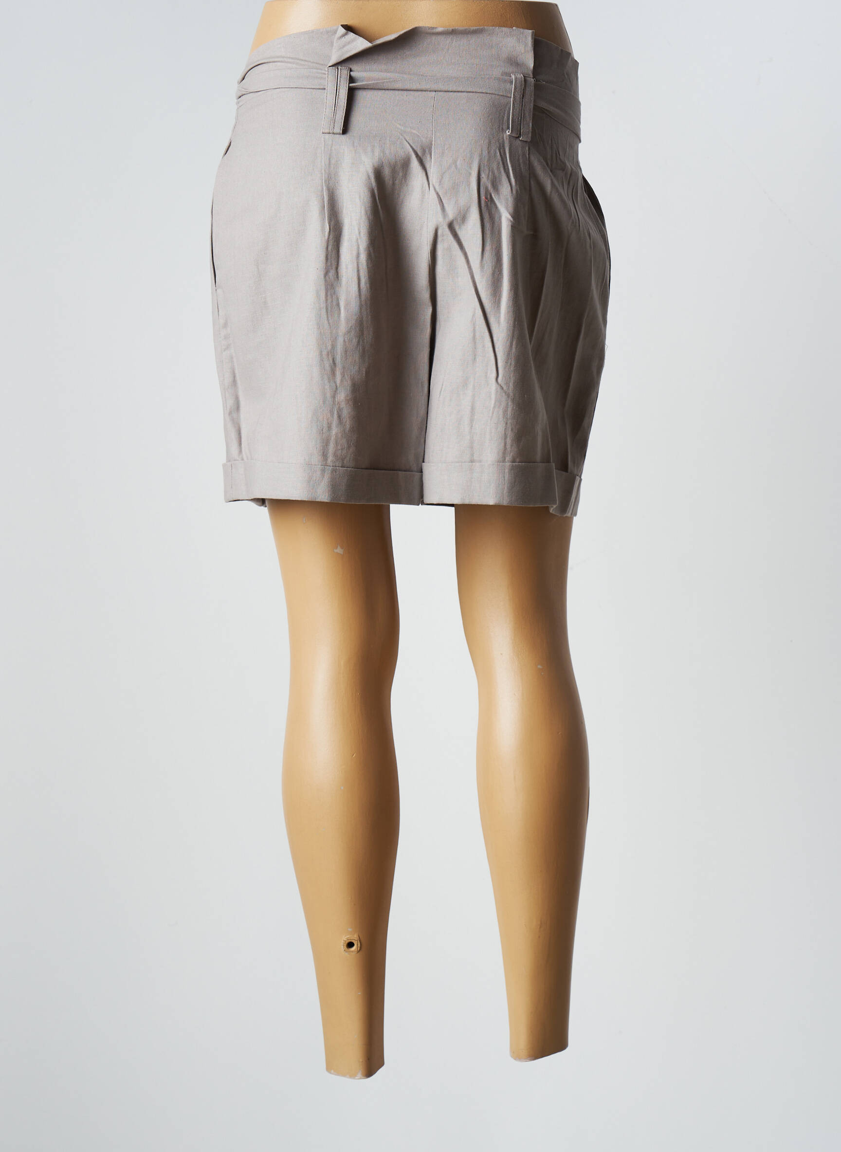 Yours Shorts 1 Femme couleur gris