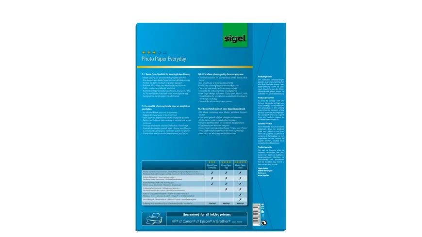sigel Inkjet Fotopapier Everyday