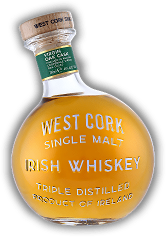 West Cork Maritime Release Virgin Oak Cask Single Malt Irish Whiskey West Cork Maritime Release Virgin Oak Cask Single Malt Irish Whiskey Maritim & mannigfaltig veredelt - Sonderedition von West Cork. 0,7	 Liter - Vol 46%