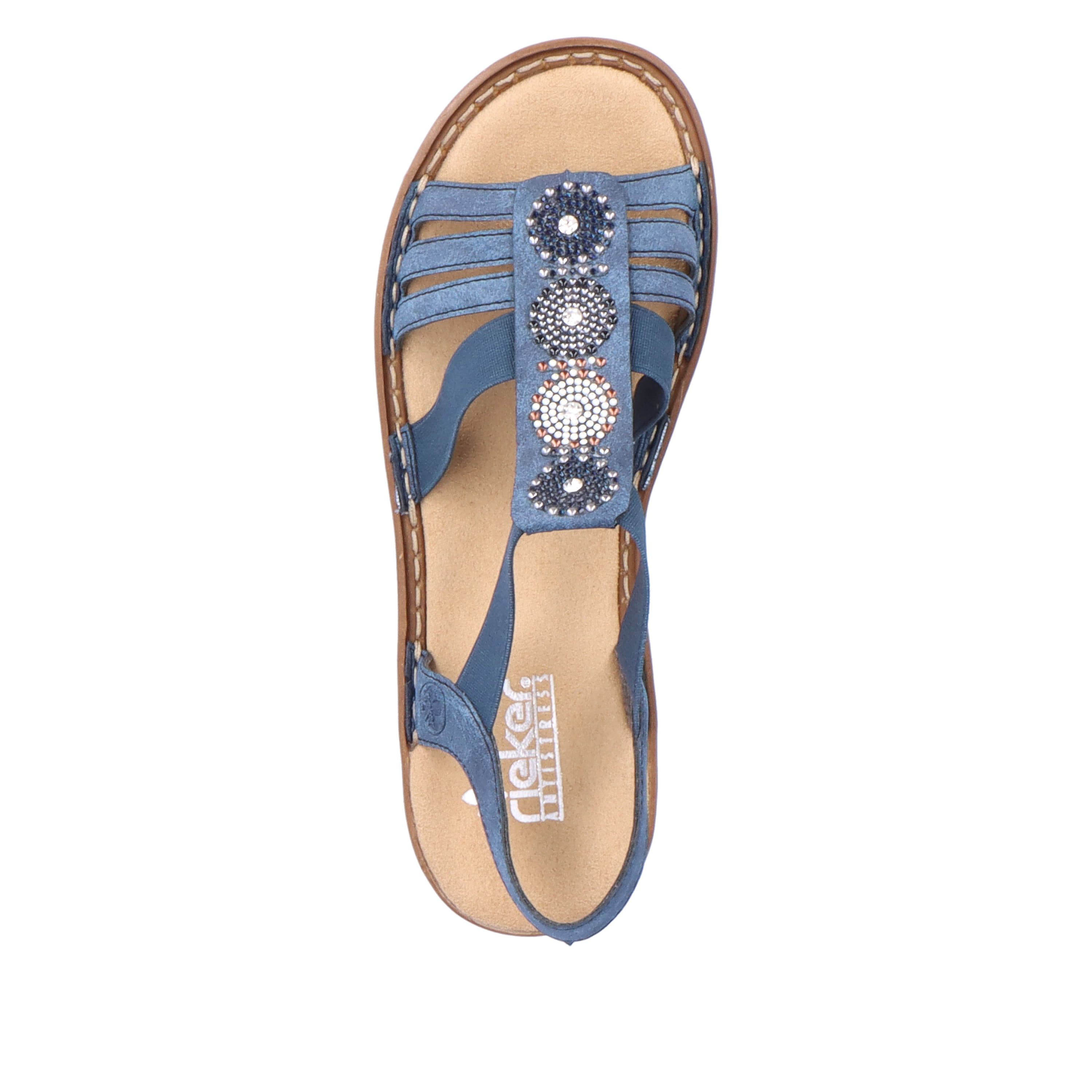 Rieker Damen Riemchensandalen marineblau