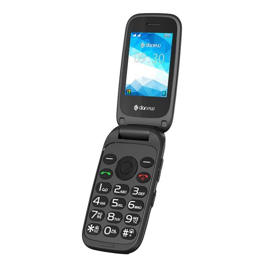 Danew K43 4G Telefon z klapką Czarny